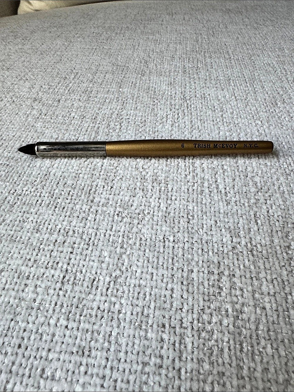 Irish McEvoy Makeup Brush Brown Gold New with tags